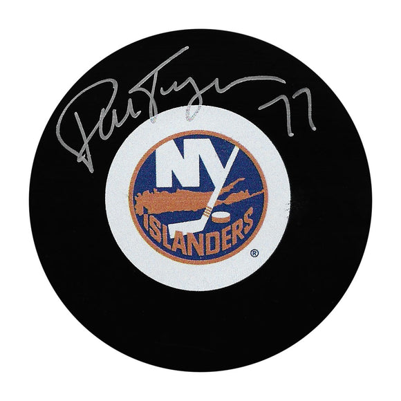 Pierre Turgeon Autographed New York Islanders Puck