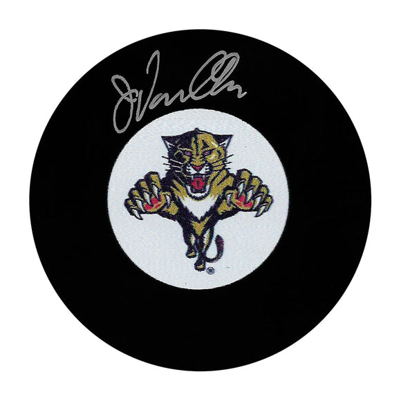 John Vanbiesbrouck Autographed Florida Panthers Puck