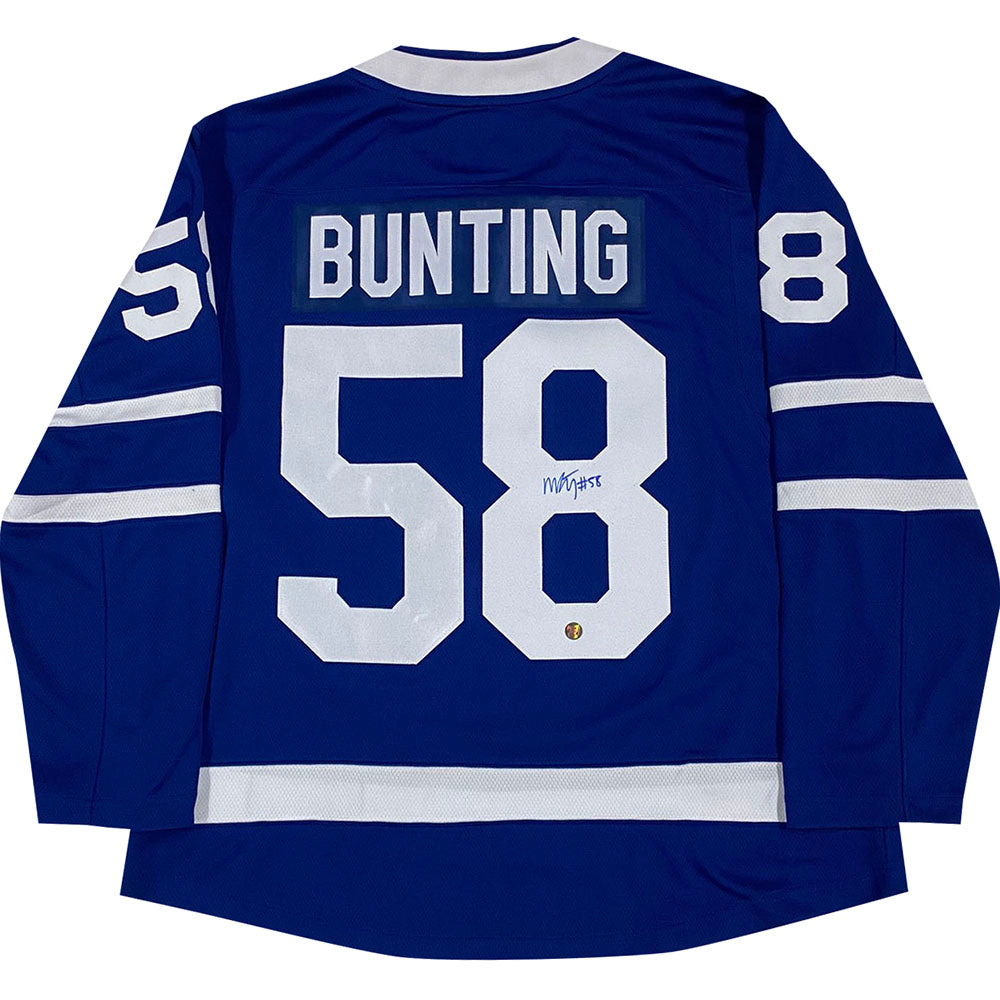 Michael Bunting Autographed Toronto Maple Leafs x Drew House Flipside Jersey