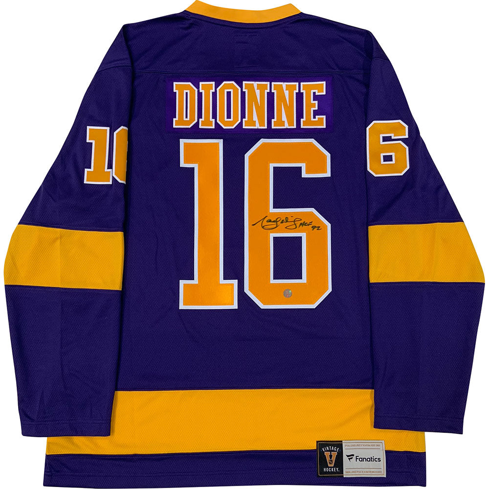 Marcel Dionne Los Angeles Kings Adidas Authentic Home NHL Vintage Hock –