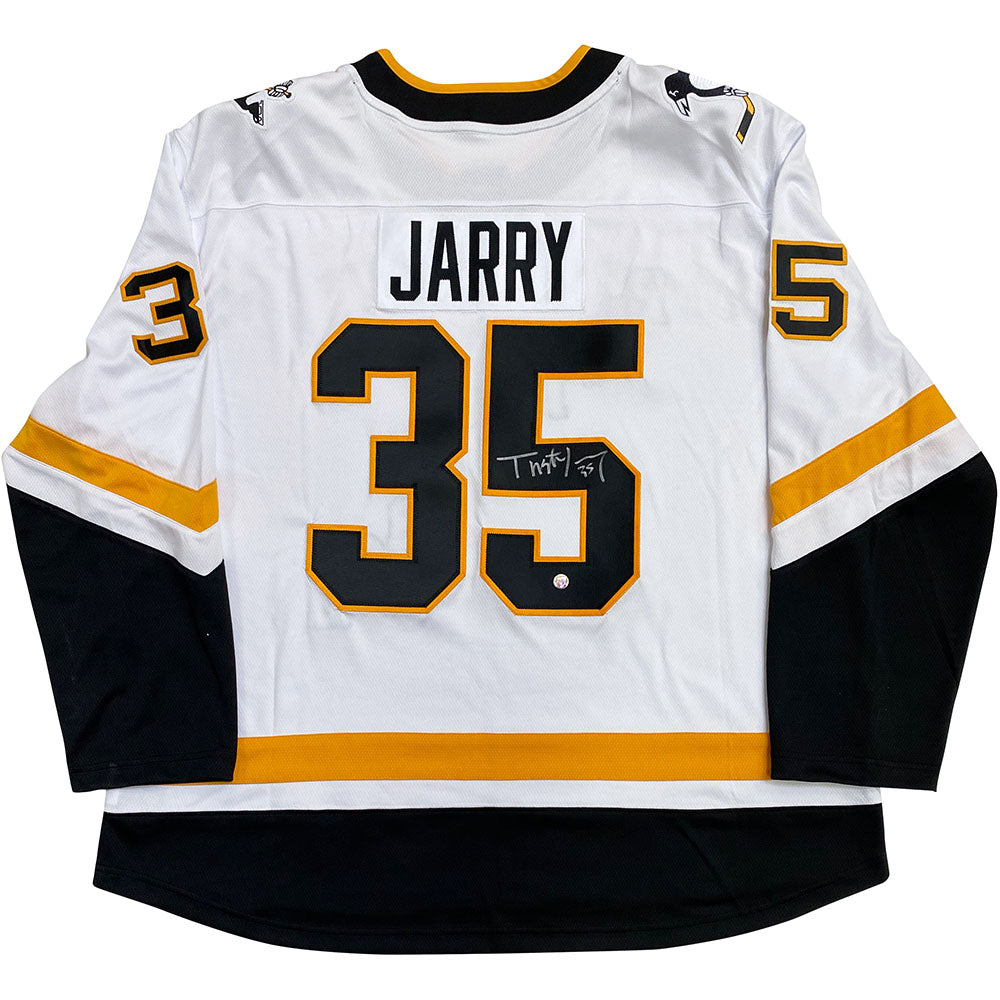 Youth Pittsburgh Penguins Tristan Jarry Adidas Authentic Reverse