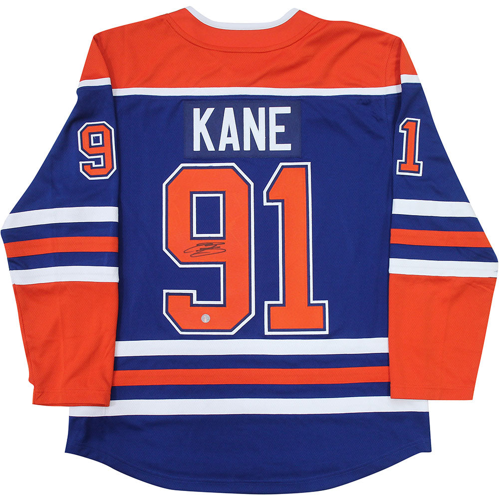 Evander Kane #91 - Autographed 2022-23 Edmonton Oilers Pre-game