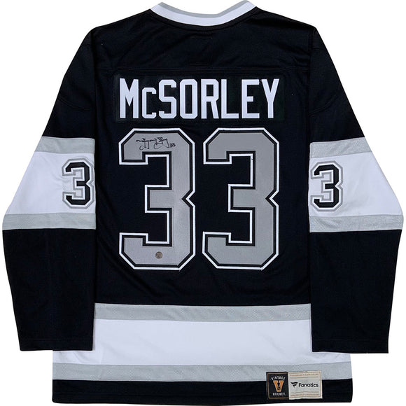 Marty McSorley Autographed Los Angeles Kings Replica Jersey