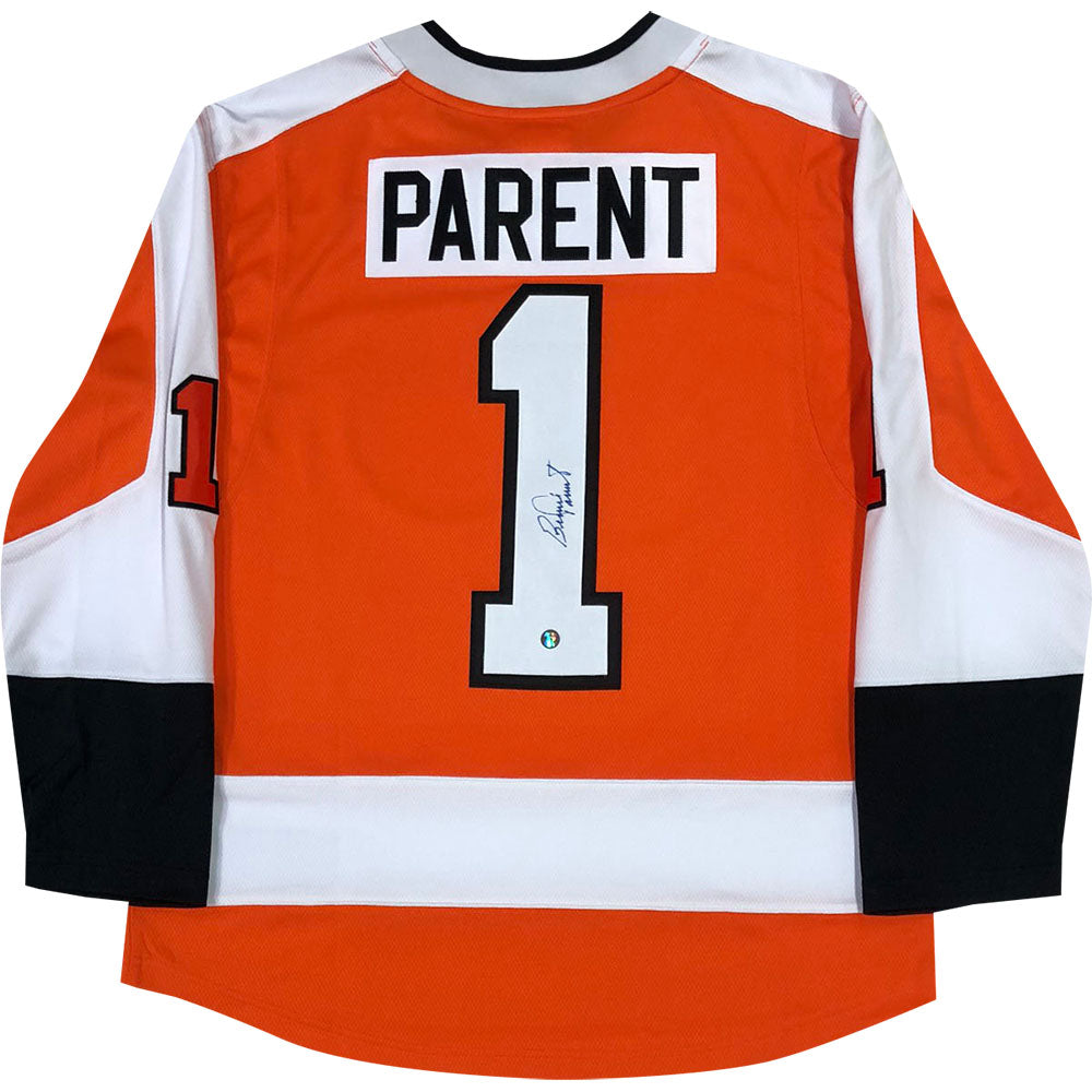 Bernie Parent Autographed Philadelphia Flyers Reverse Retro 