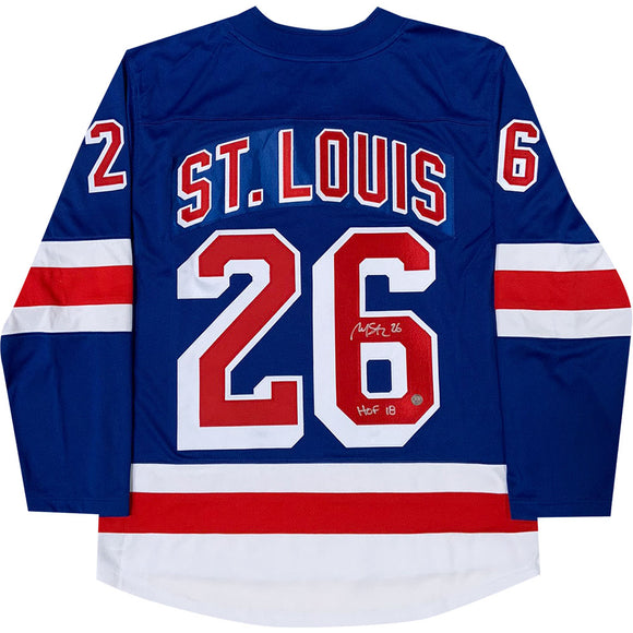 Martin St. Louis Autographed New York Rangers Replica Jersey