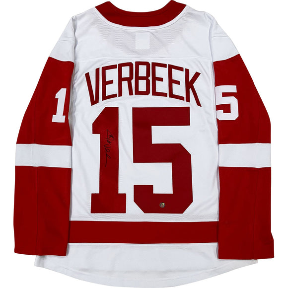 Pat Verbeek Autographed Detroit Red Wings Replica Jersey