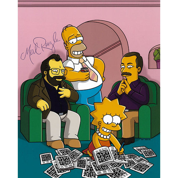 Merl Reagle (deceased) Autographed 'The Simpsons' 8X10 Photo