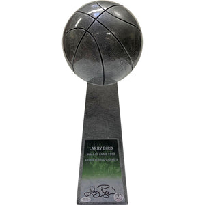 Larry Bird Autographed 14" Basketball Trophy