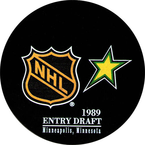 1989 NHL Draft Puck