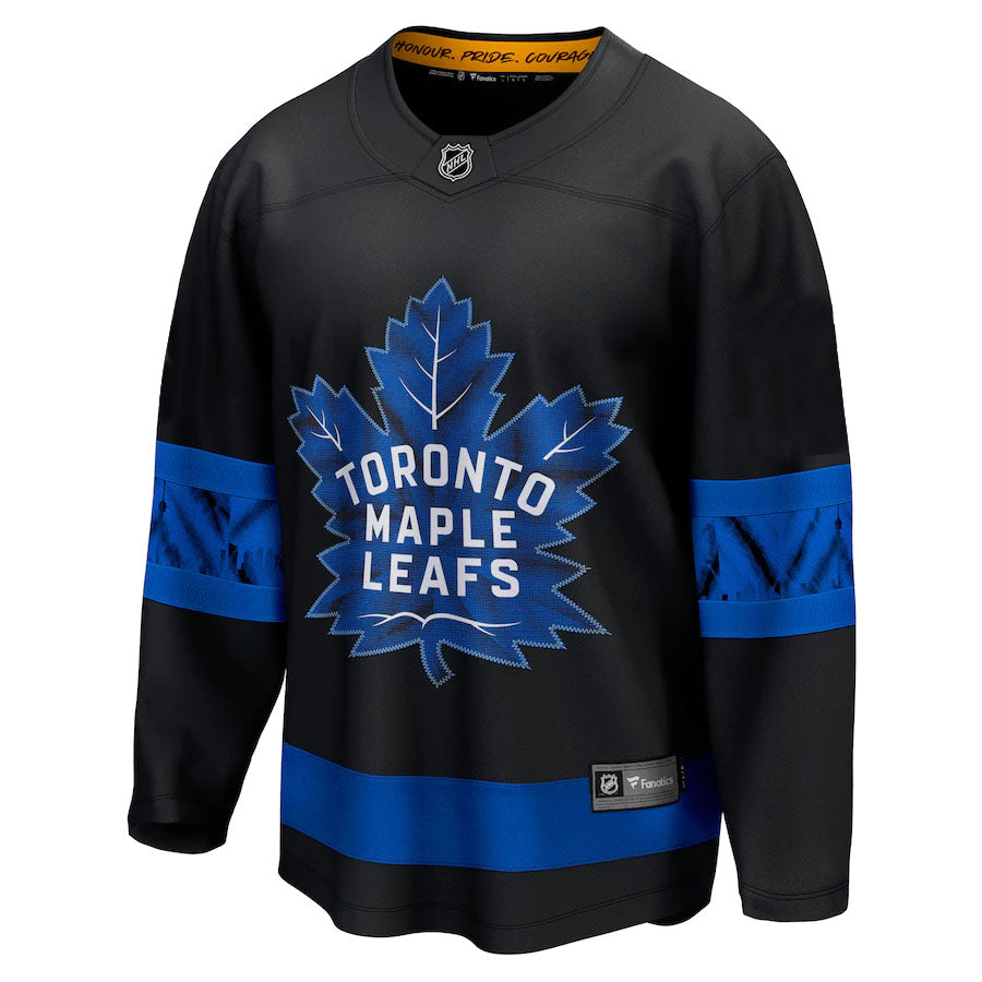 Toronto Maple Leafs] We'll be rocking the black and blue, hby? The Leafs x  drewhouse flipside jersey is here. : r/hockey