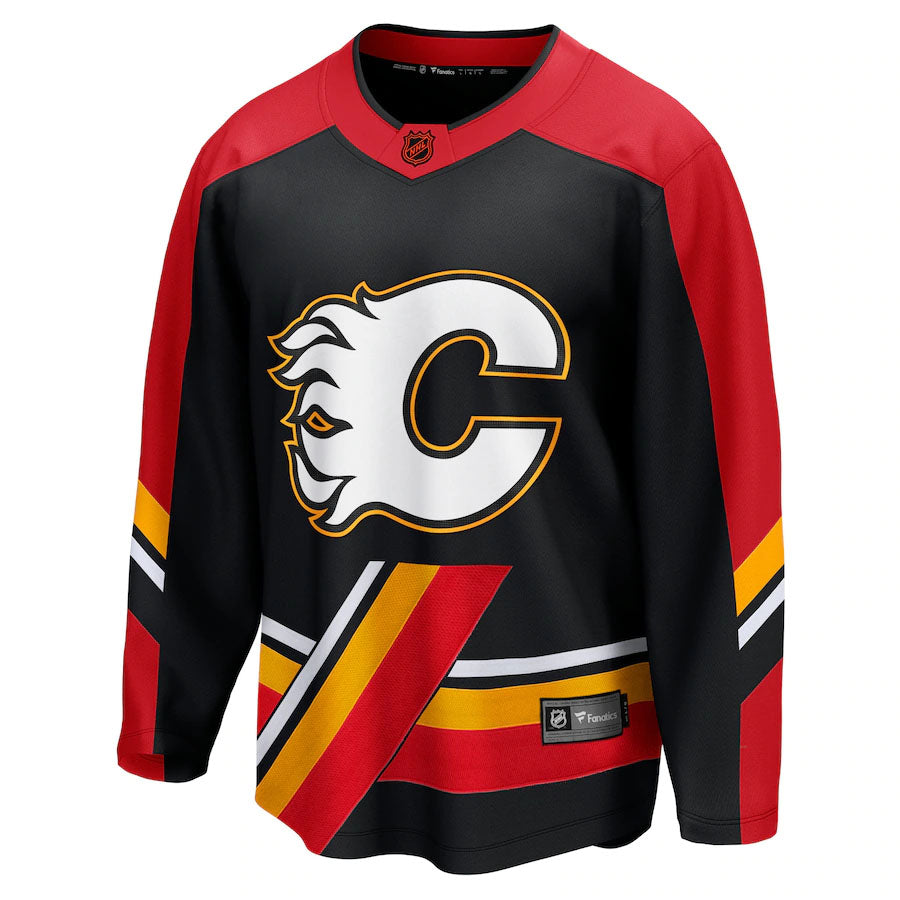 ANY NAME AND NUMBER CALGARY FLAMES REVERSE RETRO AUTHENTIC ADIDAS