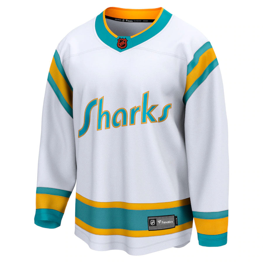 ANY NAME AND NUMBER SAN JOSE SHARKS REVERSE RETRO AUTHENTIC ADIDAS