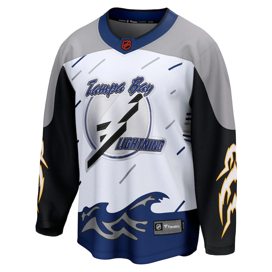 Stanley Cup Tampa Bay Lightning Retro Jersey 2021 Stanley Cup