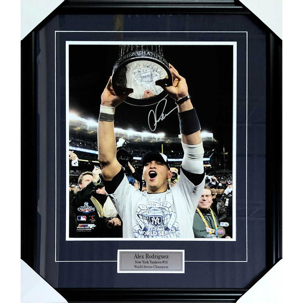 Alex Rodriguez Autographed Signed Framed New York Yankees 