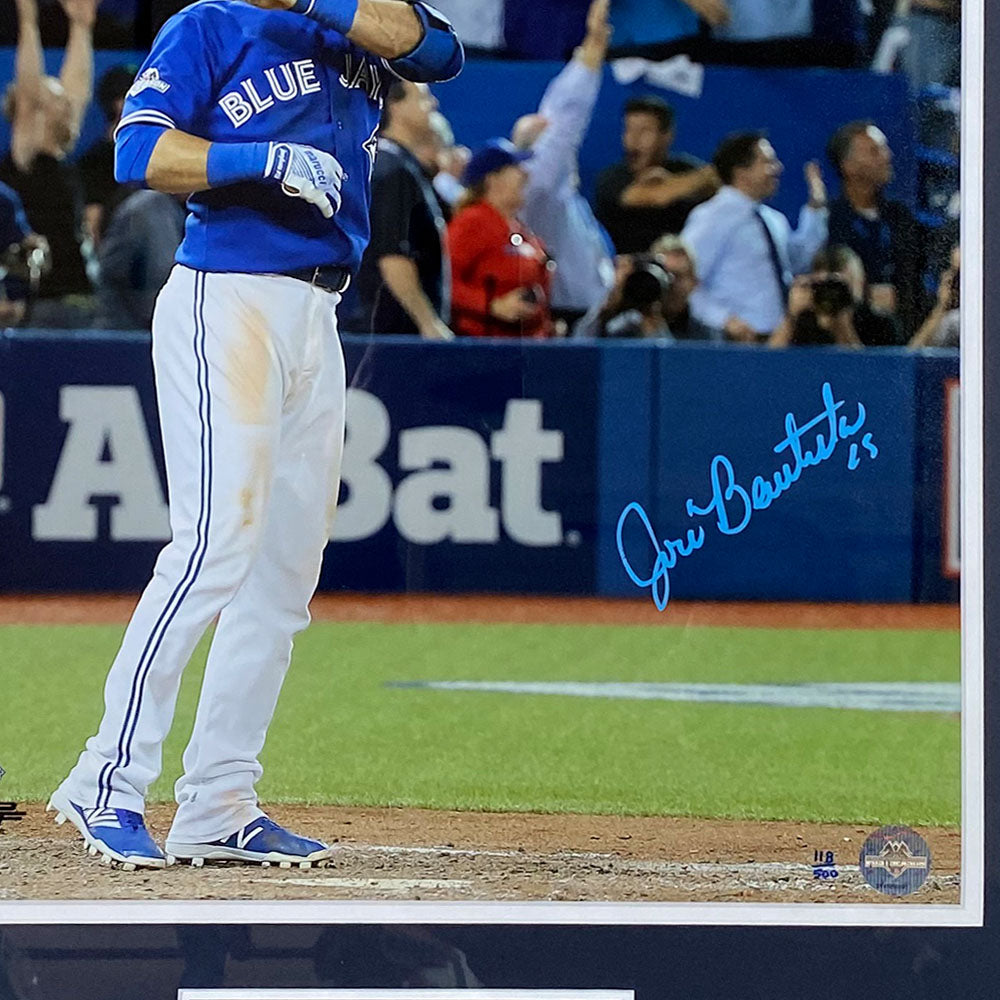 Jose Bautista Framed Autographed Toronto Blue Jays 'Bat Flip'  Limited-Edition 16X20 Photo