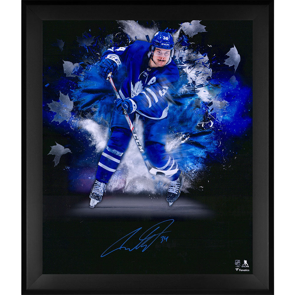 Auston Matthews Toronto Maple Leafs Deluxe Framed Autographed White Ad –  Super Sports Center