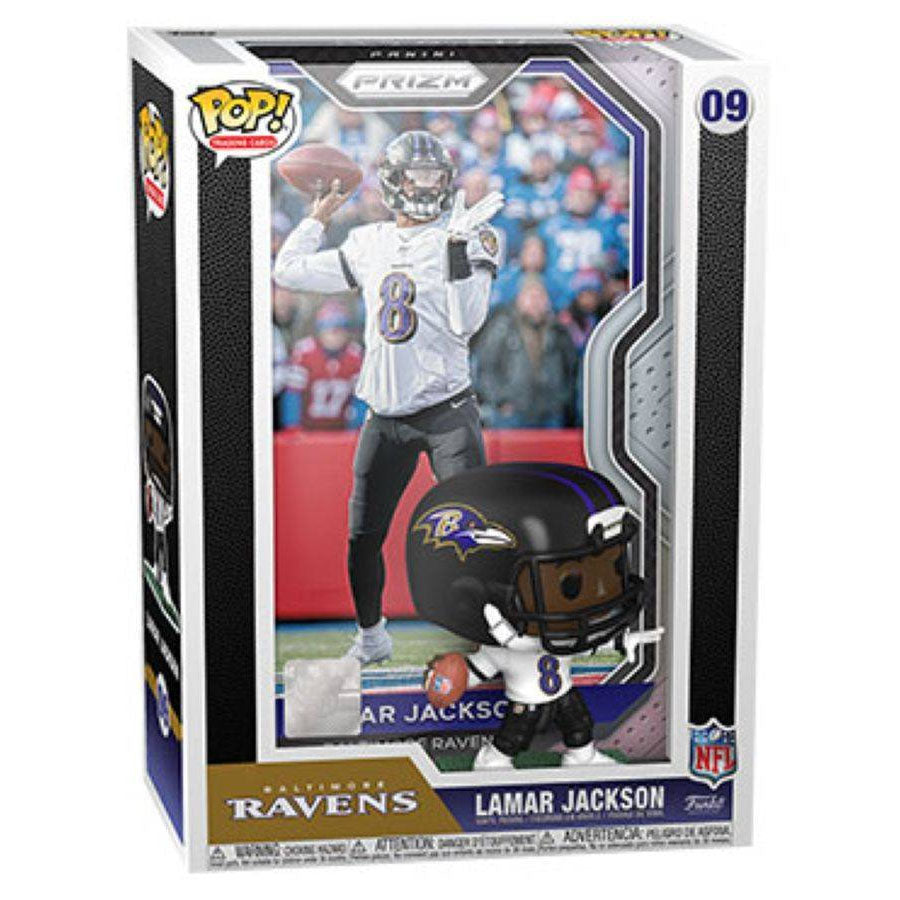 Lamar Jackson Baltimore Ravens Funko Pop! Panini Card Figure