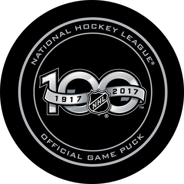 NHL Centennial Official Game Puck Frozen Pond