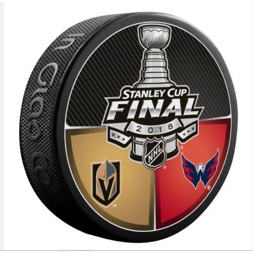 2018 Stanley Cup Finals Dueling Logos Puck