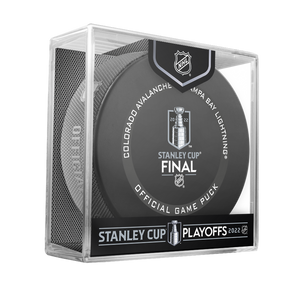 2022 Stanley Cup Finals Official Game Puck