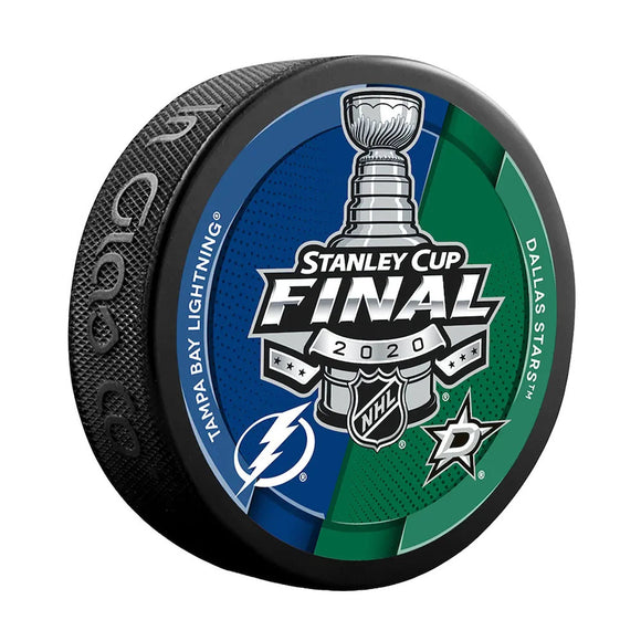 2020 Stanley Cup Finals Dueling Logos Puck