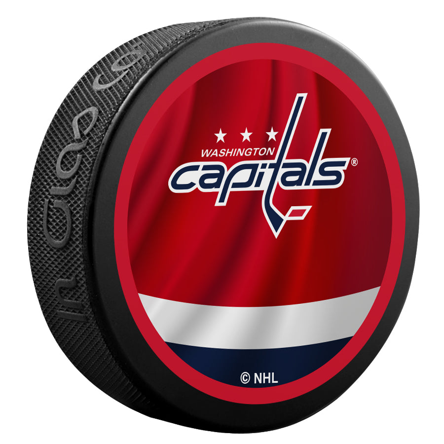 Inglasco Washington Capitals 2022 Reverse Retro Hockey Puck