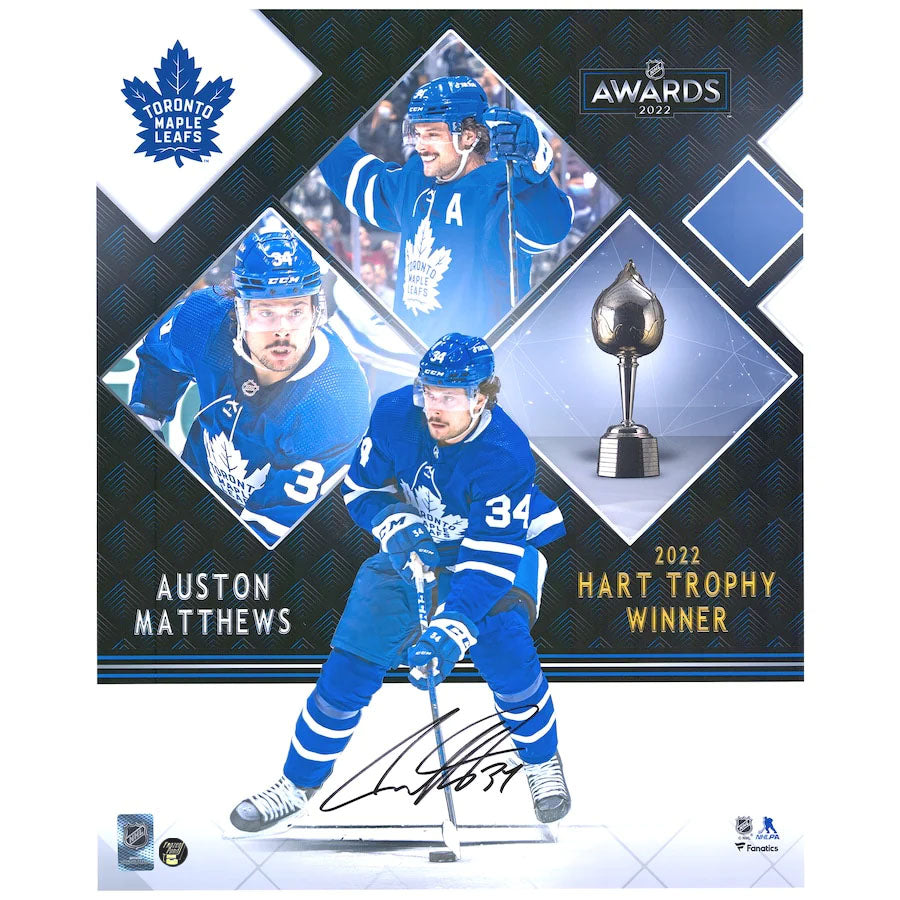 Auston Matthews Autographed Toronto Maple Leafs 8x10 Photo - Fanatics