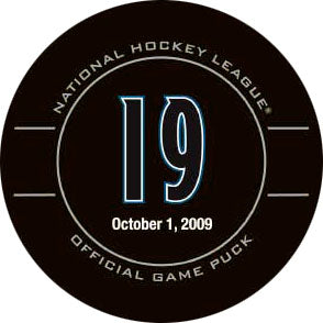 Pre-Order - Joe Sakic Autographed Retirement Night Official Game Puck