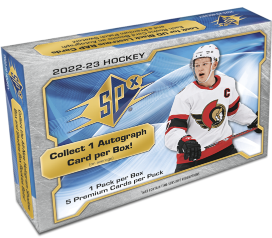 2022-23 Upper Deck SPx Hockey Hobby Box