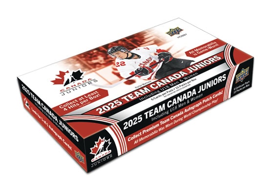2025 Upper Deck Team Canada World Juniors Hockey Hobby Box