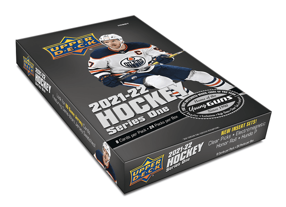 2021-22 Upper Deck Series 1 Hobby Box Case (12 Boxes)