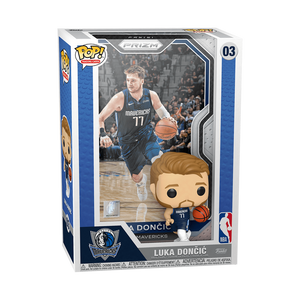 Luka Doncic Dallas Mavericks Funko Pop! Panini Card Figure Display