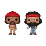 Tommy Chong Autographed "Cheech & Chong" Funko Pop! 2-Pack