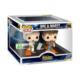 Doc and Marty "Back to the Future" Funko Pop! Moments