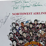 1991 All-Star Celebrity Hockey Challenge Multi-Signed 11X17 Poster