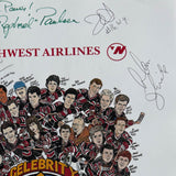 1991 All-Star Celebrity Hockey Challenge Multi-Signed 11X17 Poster