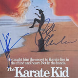 Ralph Macchio/William Zabka Autographed "The Karate Kid" 11X17 Movie Poster