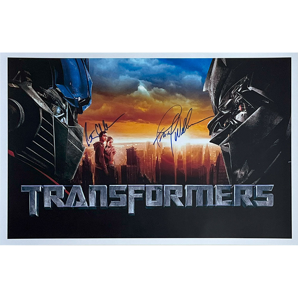 Peter Cullen/Frank Welker Autographed "Transformers" 11X17 Movie Poste ...