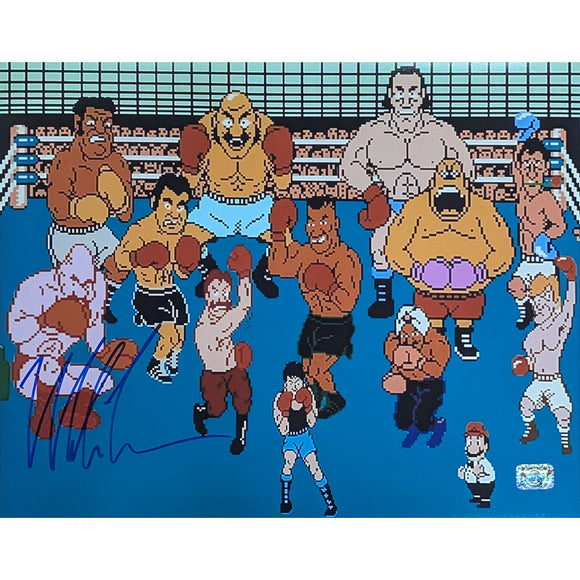Mike Tyson Autographed 11X14 Photo (Punch-Out! - All Fighters)