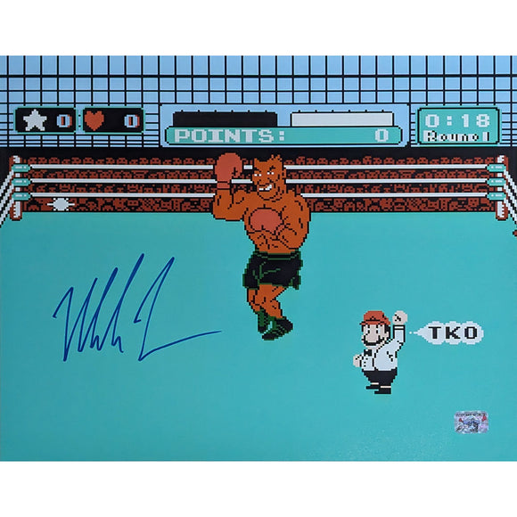 Mike Tyson Autographed 11X14 Photo (Punch-Out!)