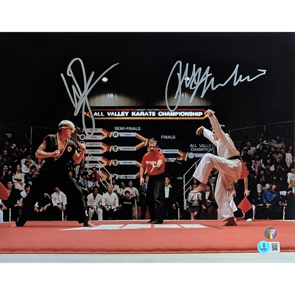 Ralph Macchio/William Zabka Autographed 