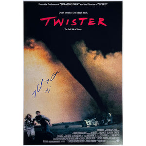 Helen Hunt Autographed 13X19 "Twister" Movie Poster