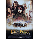 "Lord of the Rings - The Fellowship of the Rings" 13X19 Poster - 5 Autographs