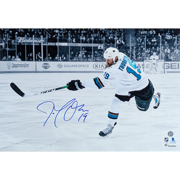 Joe Thornton Autographed San Jose Sharks 13X19 Photo