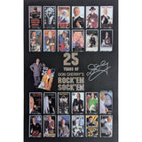 Don Cherry Autographed Limited-Edition "Rock'Em Sock'Em" 25th Anniversary 16X24 Poster