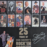 Don Cherry Autographed Limited-Edition "Rock'Em Sock'Em" 25th Anniversary 16X24 Poster