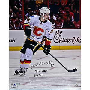 Sean Monahan Autographed Calgary Flames 16X20 Photo