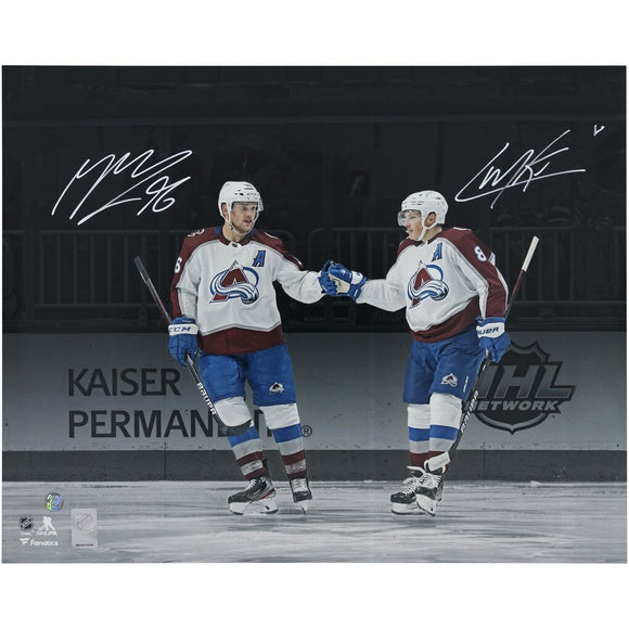 Mikko Rantanen/Cale Makar Autographed Colorado Avalanche 16X20 Photo