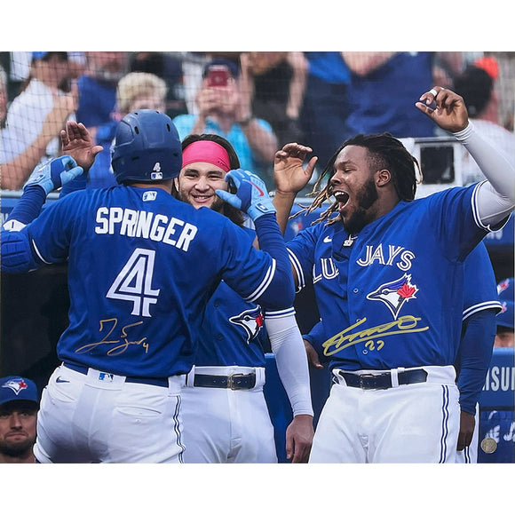 George Springer Signed Framed 16x20 Toronto Blue Jays Photo Fanatics