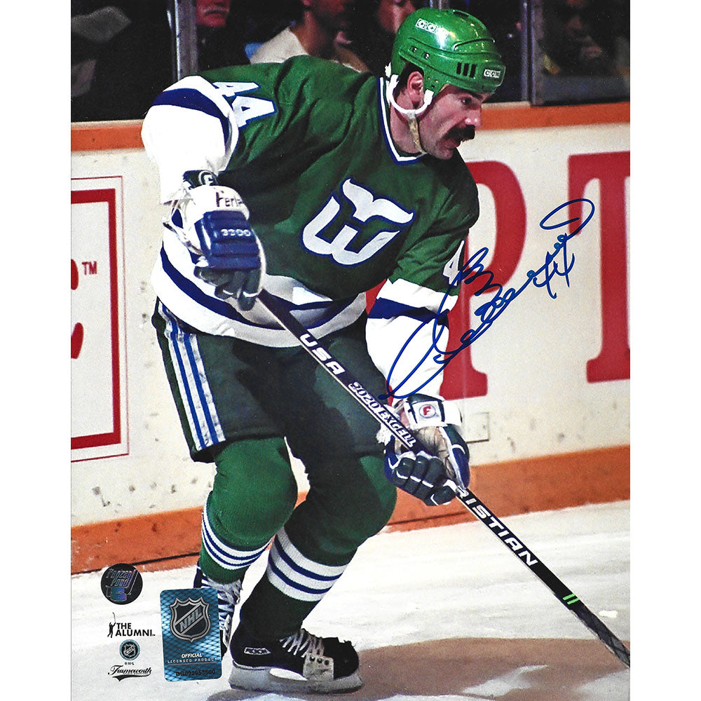 Dave Babych Autographed Hartford Whalers 8X10 Photo – Frozen Pond